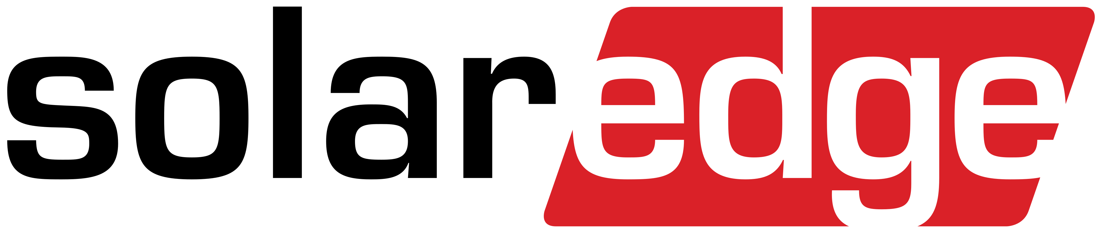 SolarEdge power optimizer logo with blue and orange gradient